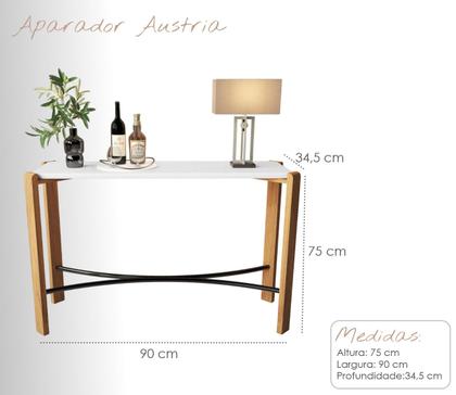 Imagem de Aparador Buffet Moderno Sala de Estar Áustria Branco