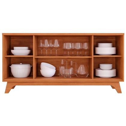 Imagem de Aparador Buffet para Sala de Jantar Isa 100% MDF com 4 Portas Cimol Cinamomo