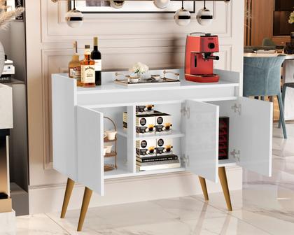 Imagem de Aparador Buffet Prime Teixeira Luxo 3 Portas - Cores - MJM Casa dos Móveis