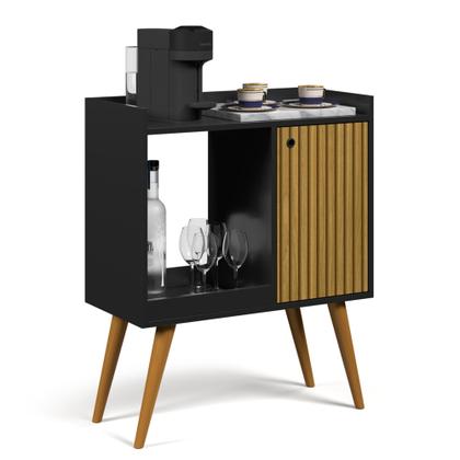 Imagem de Aparador Buffet Retrô Pés Palito Cantinho Do Café Linus - Cores Diversas - Comprou Chegou