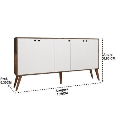 Imagem de Aparador Buffet Retro San Marino Castani Brienza