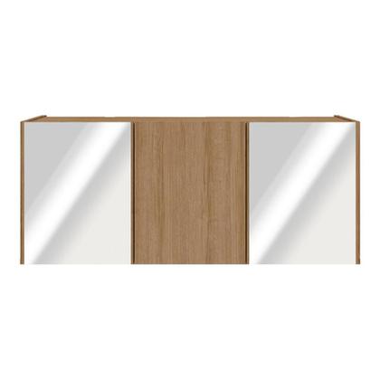 Imagem de Aparador Buffet Suspenso com Espelhos 3 Portas Multimóveis MP8004