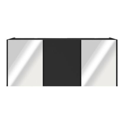 Imagem de Aparador Buffet Suspenso com Espelhos 3 Portas Multimóveis MP8004