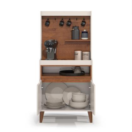 Imagem de Aparador Cantinho do Café Flow Buffet com 2 portas com pés pinus - Várias Cores