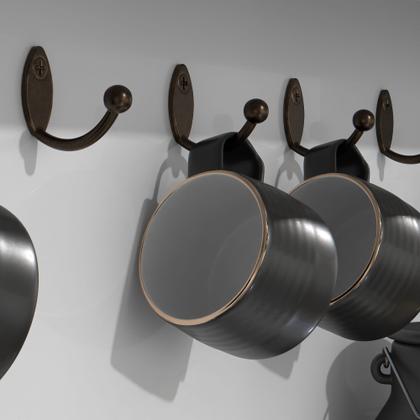 Imagem de Aparador Cantinho do Café Flow Buffet com 2 portas com pés pinus - Várias Cores