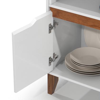 Imagem de Aparador Cantinho do Café Flow Buffet com 2 portas com pés pinus - Várias Cores