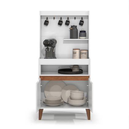 Imagem de Aparador Cantinho do Café Flow Buffet com 2 portas com pés pinus - Várias Cores