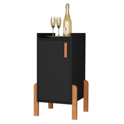 Imagem de Aparador Com 1 Porta Orlando Preto