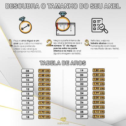 Imagem de Aparador de Aliança Ouro Banhado 18k em 10 Camadas Com Zirconia