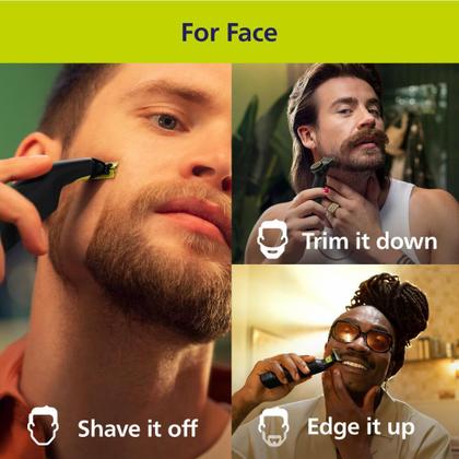 Imagem de Aparador de Barba Elétrico Philips Norelco OneBlade 360 Pro