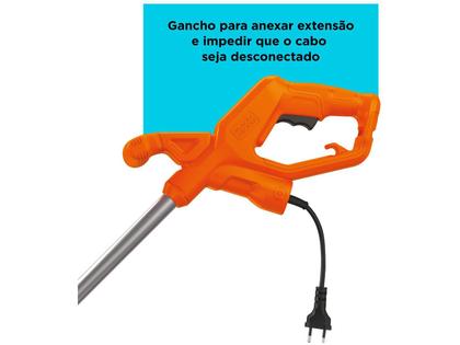 Imagem de Aparador de Grama Elétrico Black+Decker 1000W