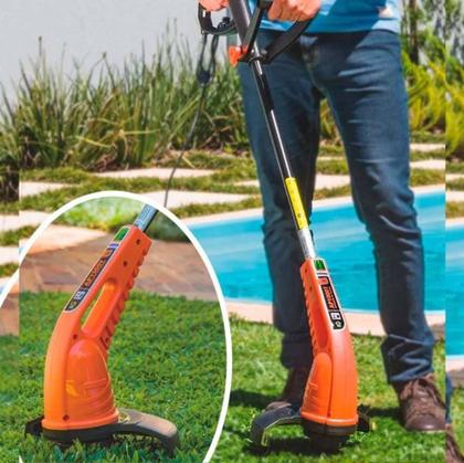 Imagem de Aparador de Grama Tramontina AP1000T 1000W 220V- Elétrico com Fio de Nylon Corte de 28cm