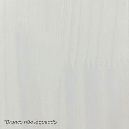 Imagem de Aparador de Madeira Pinus Linea de 4 Prateleiras Ample com 2 Gavetas Branco e Natural