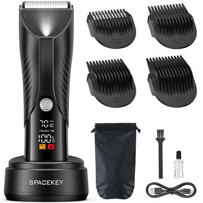 Imagem de Aparador de Pelos Corporais Masculino Spacekey Manscape - IPX7 à Prova D'Água