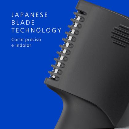 Imagem de Aparador de Pelos Corporal Panasonic V-Razor Ideal para Peles Sensíveis Bivolt - ER-GK80-S572