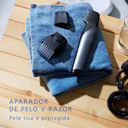 Imagem de Aparador de Pelos Corporal Panasonic V-Razor Ideal para Peles Sensíveis Bivolt - ER-GK80-S572