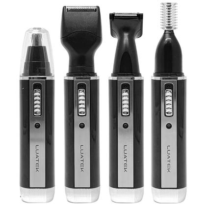 Imagem de Aparador de Pelos Elétrico 4 em 1 LuaTek LMF1109  Multifuncional e Recarregável