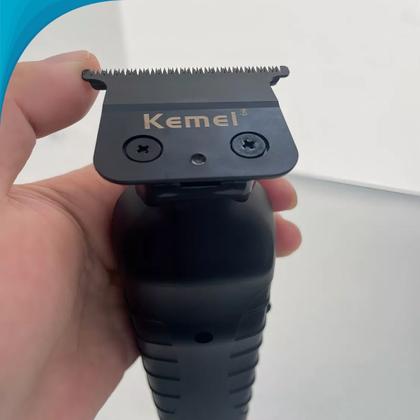 Imagem de Aparador de Pelos Kemei KM2299 para Barba e Cabelo Sem Fio Bivolt