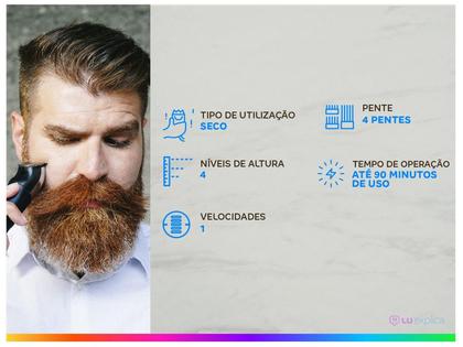 Imagem de Aparador de Pelos Mondial Super Groom 10 em 1