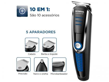 Imagem de Aparador de Pelos Mondial Super Groom 10 em 1