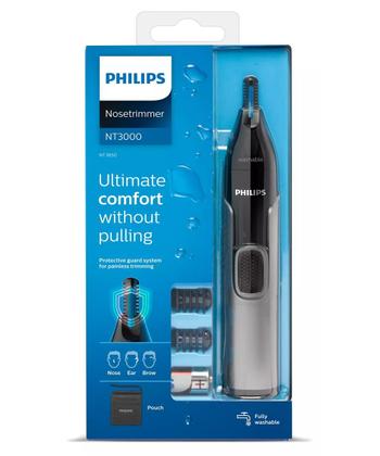 Imagem de Aparador de Pelos Philips NT3650/16 Nariz Orelhas e Sobrancelhas