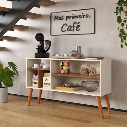 Imagem de Aparador de Sala Cantinho do Café Nichos e Pé Palito