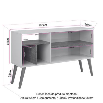 Imagem de Aparador de Sala Cantinho do Café Nichos e Pé Palito