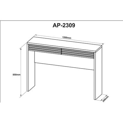 Imagem de Aparador de Sala Jantar AP2309  2 Gavetas Natural - Tecno Mobili