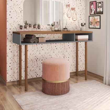 Imagem de Aparador De Sala Retro Com Pés De Madeira Para Sala De Estar E Jantar Caemmun