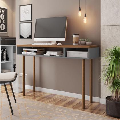 Imagem de Aparador De Sala Retro Com Pés De Madeira Para Sala De Estar E Jantar Caemmun