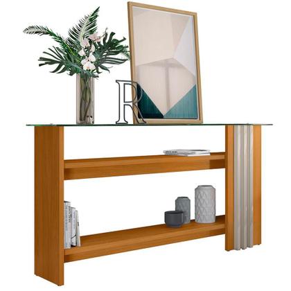 Imagem de Aparador e Mesa de Centro Frizz com Tampo de Vidro - Madetec