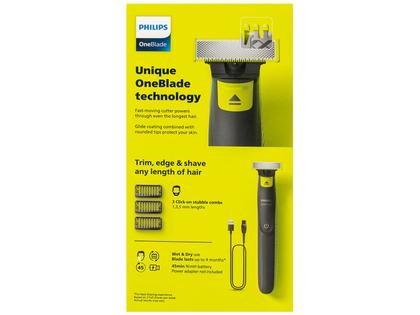 Imagem de Aparador e Raspador Philips OneBlade Male Grooming