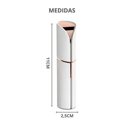 Imagem de Aparador Facial E De Sobrancelha Branco Recarregável