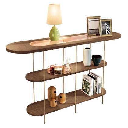 Imagem de Aparador Infinity e Mesas de Centro Sky com Tampo de Vidro e em MDF - HB Móveis