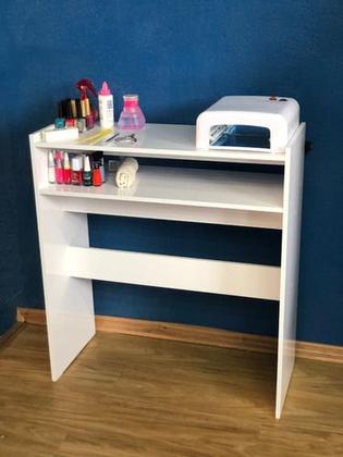 Imagem de Aparador Mesa De Estudos Chão Bancada Quarto Sala Estética