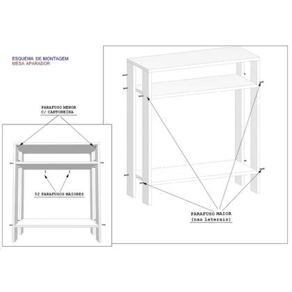 Imagem de Aparador mesinha, mesa de apoio, mesa de impressora escritório, mesa de café, sala, cozinha, refeitório, mesa bebedouro