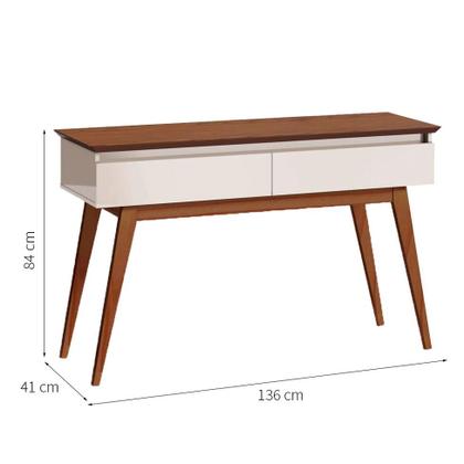 Imagem de Aparador Napier Off White e Freijo Touch