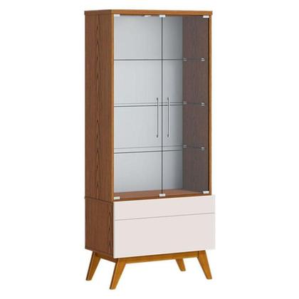 Imagem de Aparador Para Sala Buffet 1.6 E Cristaleira Classic Off White Freijó - Imcal