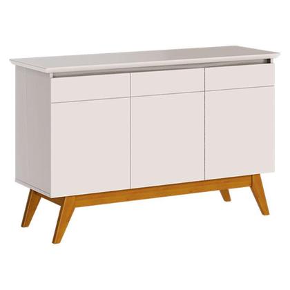 Imagem de Aparador para Sala Buffet Ambiente Classic 3 Portas com Gaveta Off White - Imcal