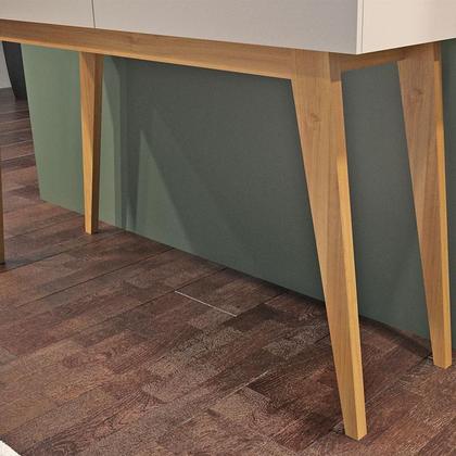 Imagem de Aparador para Sala de Estar Ambiente Bellíssima Off White Cinamomo - Valdemóveis