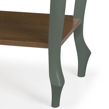 Imagem de Aparador para Sala Pés Luis XV com Gaveta e Prateleira 1010P Linz Móveis - Imbuia Glazer