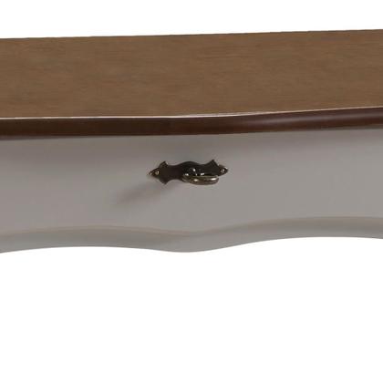 Imagem de Aparador para Sala Pés Luiz XV com Gaveta e Prateleira 1019P Linz Móveis - Imbuia Glazer