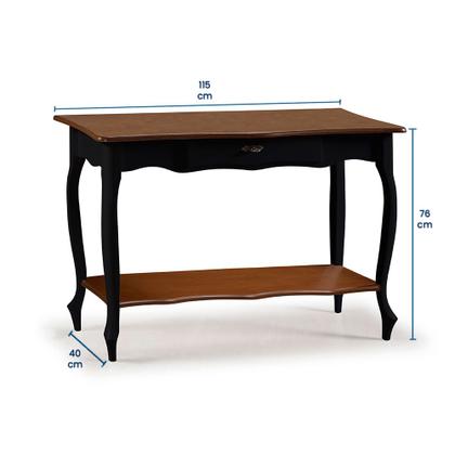 Imagem de Aparador para Sala Pés Luiz XV com Gaveta e Prateleira 1019P Linz Móveis