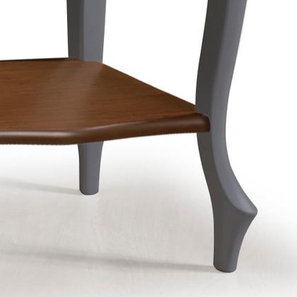 Imagem de Aparador para Sala Pés Luiz XV com Gaveta e Prateleira 1019P Linz Móveis