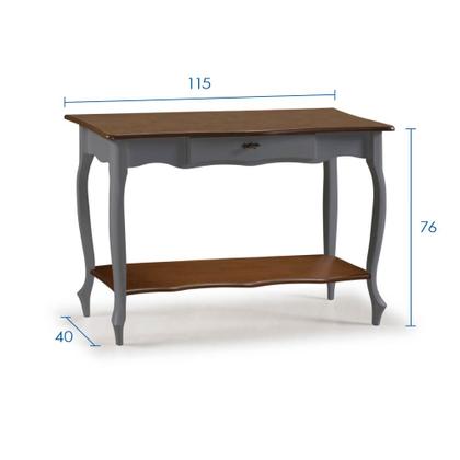 Imagem de Aparador para Sala Pés Luiz XV com Gaveta e Prateleira 1019P Linz Móveis