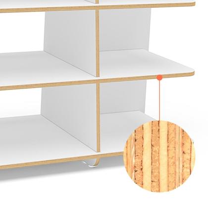 Imagem de Aparador Pietra Branco e Naval