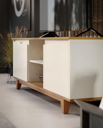 Imagem de Aparador Rack Bancada Flow para TV de até 55" - EJ Móveis