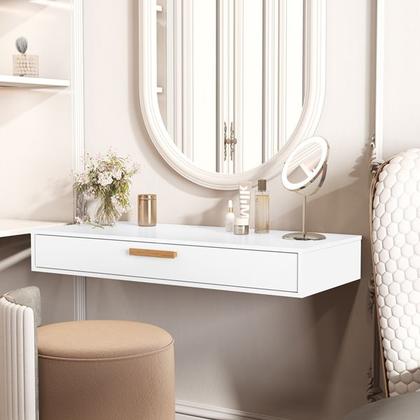 Imagem de Aparador Suspenso Salinas P/ Penteadeira, Escrivaninha ou Rack Cores - MJM Casa dos Moveis