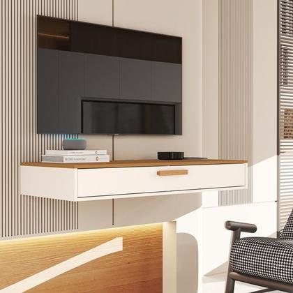 Imagem de Aparador Suspenso Salinas P/ Penteadeira, Escrivaninha ou Rack Cores - MJM Casa dos Moveis