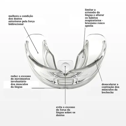 Imagem de Aparelho Bruxismo Ante Ronco, Apneia Bruxismo Protetor Bucal - Msg3-imports